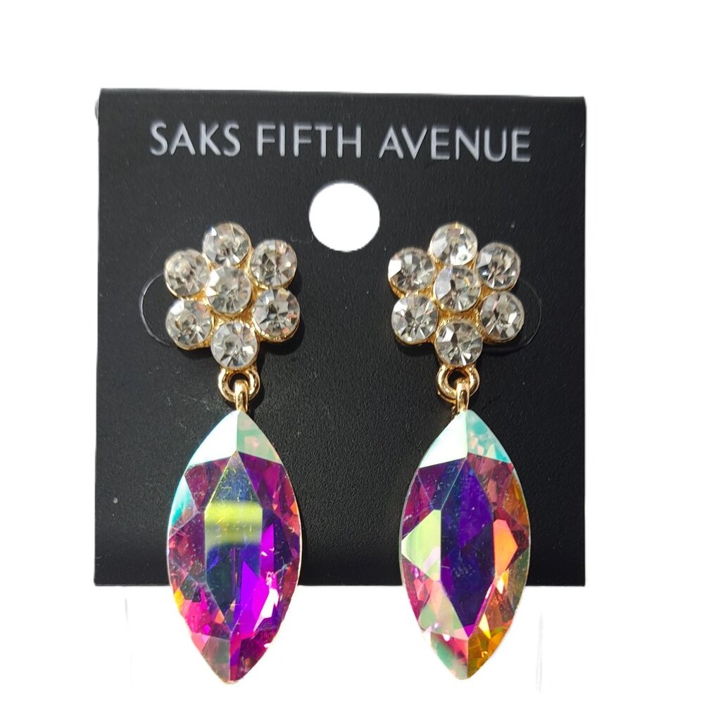 Saks Fifth Avenue Iridescent Dangle Earrings